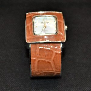 Ladies Geneva Cuff Style Wrist Watch